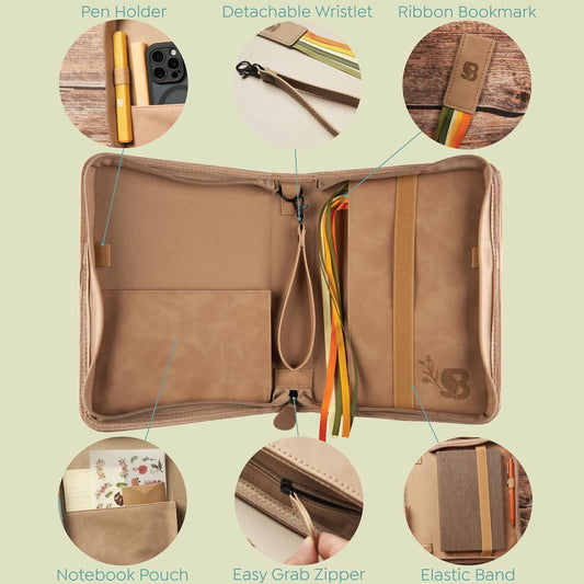 Bible Cover Natural Tree