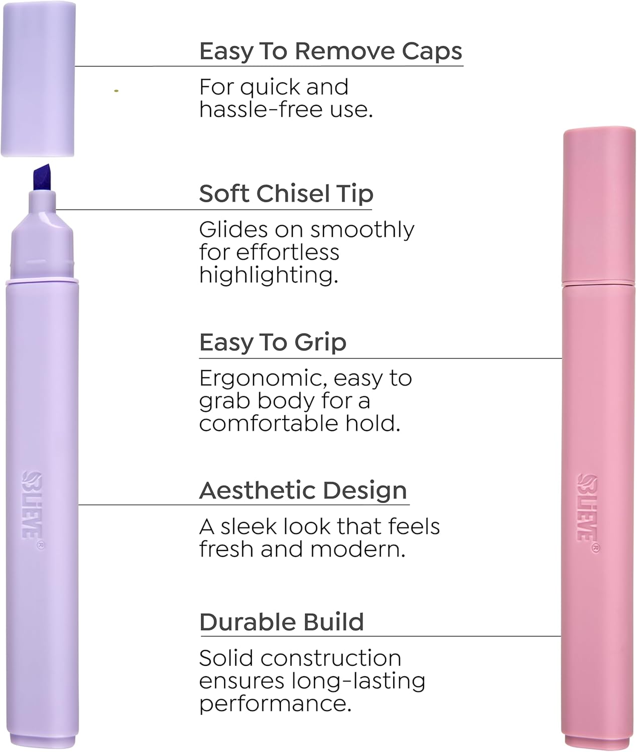 Highlighters and Pens - Blieve Morandi Edition