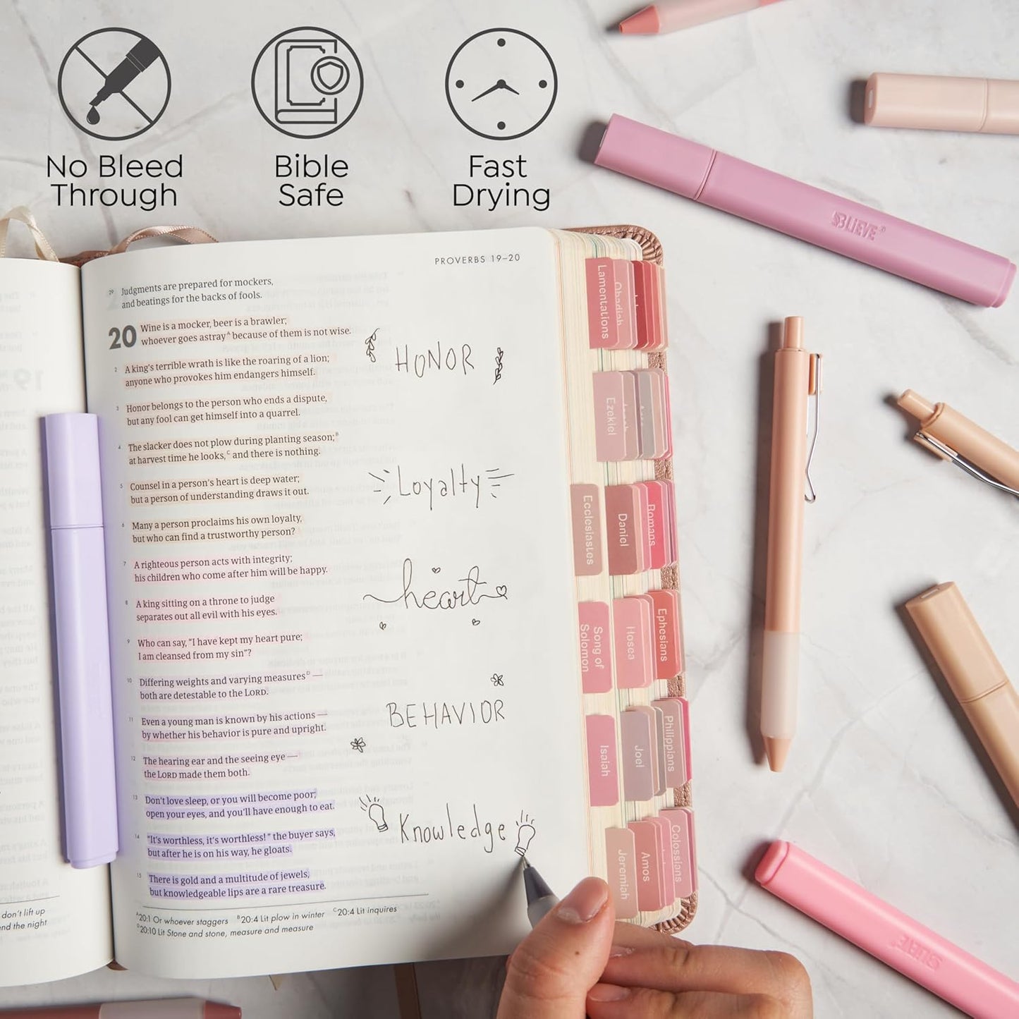 Highlighters and Pens - Blieve Morandi Edition