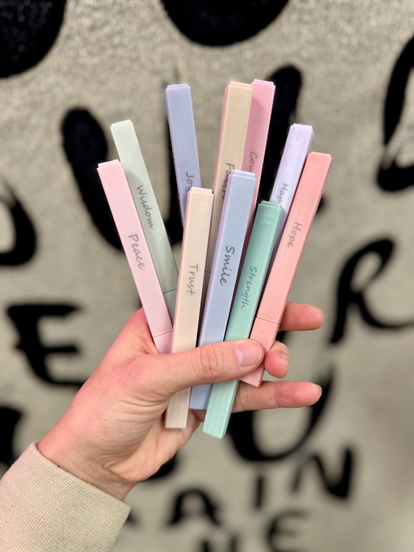 Pastel No Bleed Bible Highlighter 10 Piece Set