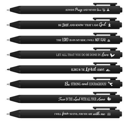 Smooth Writing Scripture Pens 8 Piece Set