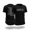 LOVE IS... Luxury Bamboo T-Shirt (Black)