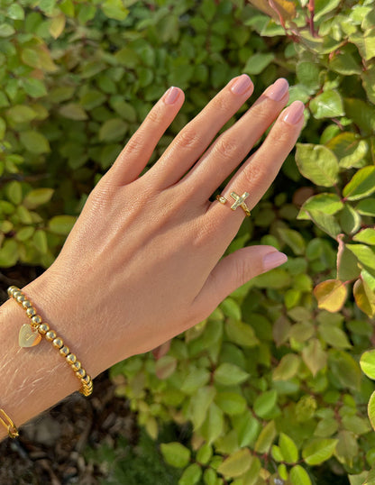 Textured Wrapped Cross Ring - Elevated Faith