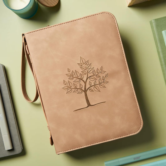 Bible Cover Natural Tree