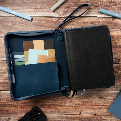 Blieve Navy Lion Bible Cover